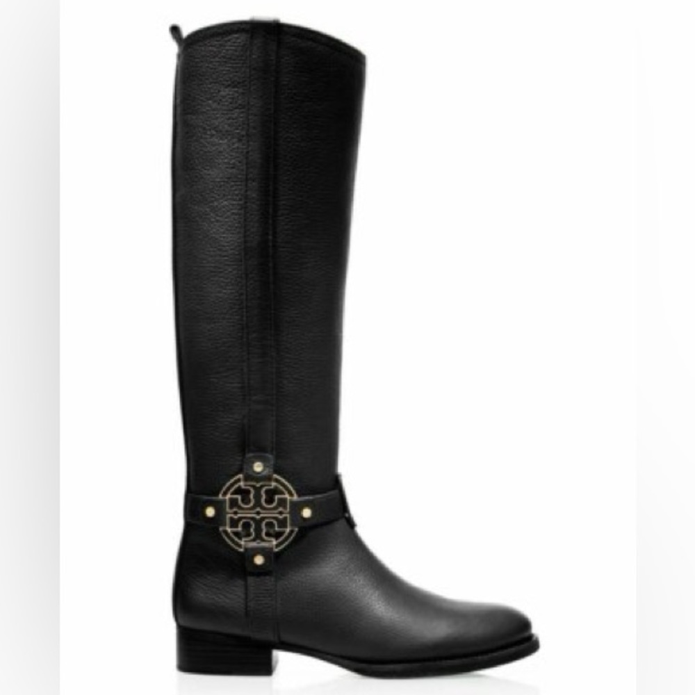 Tory Burch Amanda Leather Riding boots